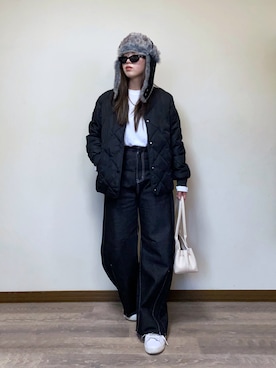 「冬コーデ」｜Miiさん（レディース・159cm）の冬コーディネート