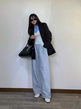 「アイテム（サングラス）」を使った、Miiさん（レディース・159cm）の秋コーディネート