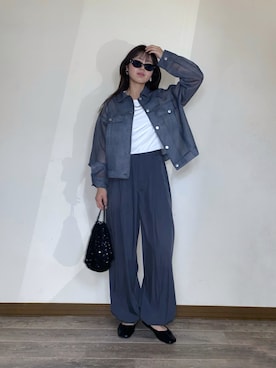 「VENCEEXCHANGE（ヴァンスエクスチェンジ）のアイテム」を使った、Miiさん（レディース・159cm）の春コーディネート