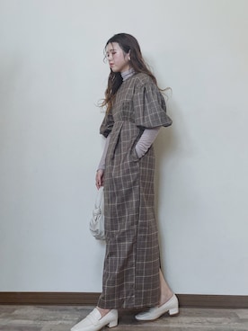 「slowmelly」｜Miiさん（レディース・159cm）の春コーディネート