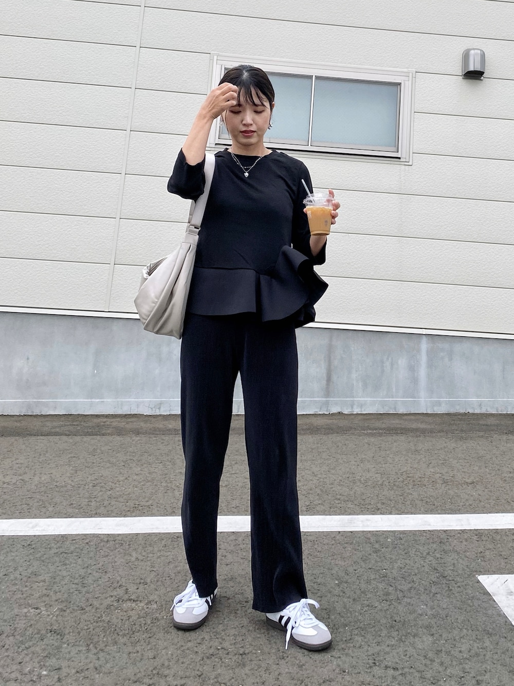 ペプラム長袖トップスを使ったその他ユーザーの人気ファッション