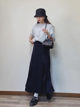 「NO Monday（ノーマンデー）のアイテム」を使った、Miiさん（レディース・159cm）の春コーディネート