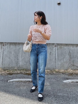 「SKAGEN(スカーゲン)のアイテム(ブレスレット)」を使った、Miiさん(レディース・159cm)の春コーディネート