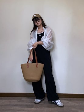 「夏コーデ」｜「アイテム（ジャケット/アウター）」を使った、Miiさん（レディース・159cm）の夏コーディネート