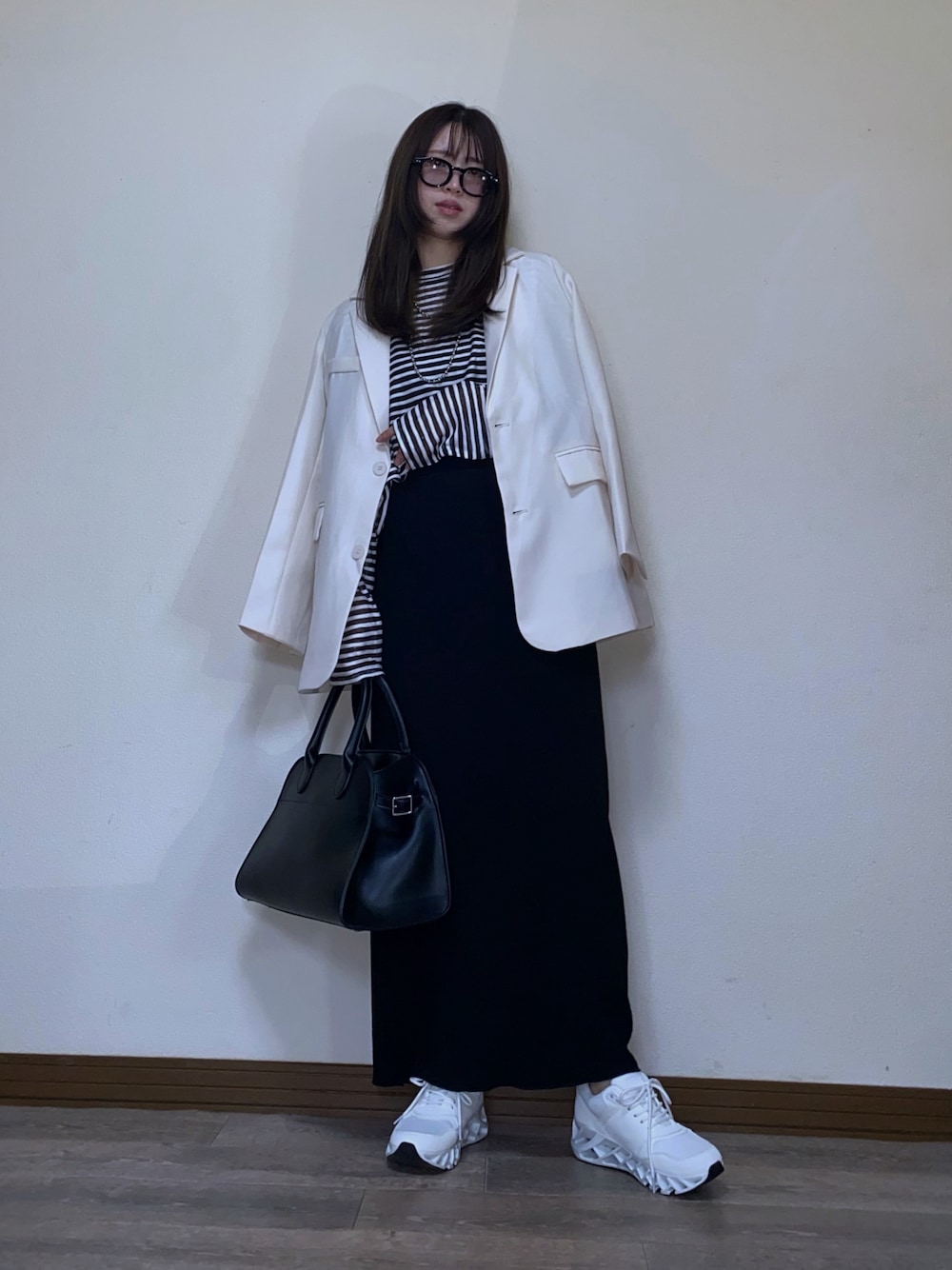 Miiさんの「WEGO/【セットアップ対応】ベーシックテーラードジャケット（WEGO）」を使ったコーディネートの1枚目の写真