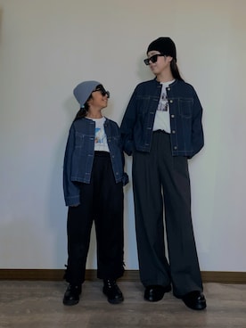 「ikka（イッカ）のアイテム」を使った、Miiさん（レディース・159cm）の秋コーディネート