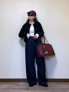 「アイテム（財布/小物）」を使った、Miiさん（レディース・159cm）の秋コーディネート