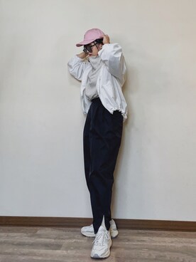 「春服デビュー宣言」｜「アイテム（マウンテンパーカー）」を使った、Miiさん（レディース・159cm）の春コーディネート