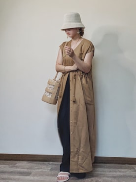 「BONbazaar（ボンバザール）のアイテム」を使った、Miiさん（レディース・159cm）の夏コーディネート