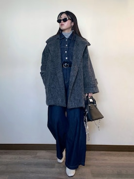 Miiさん（レディース・159cm）の冬コーディネート