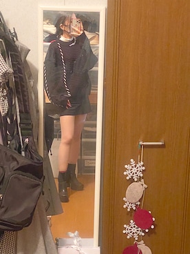 「ACYM（アシーム）のアイテム」を使った、くろねこさん（レディース・162cm）の冬コーディネート