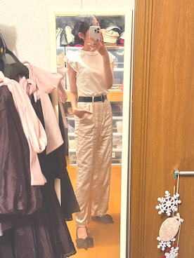 「PAGEBOY（ページボーイ）のアイテム」を使った、くろねこさん（骨格ウェーブ・レディース・162cm）の夏コーディネート