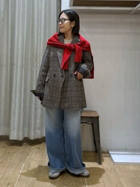 caoriさん（レディース・154cm）の冬コーディネート