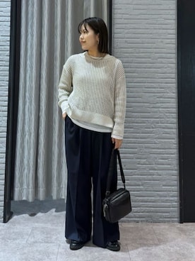 「THE SHOP TK （ザ ショップ ティーケー ）のアイテム」を使った、caoriさん（レディース・154cm）の冬コーディネート