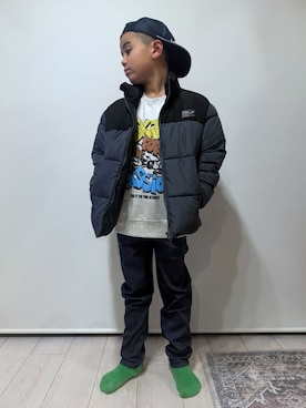 caoriさん（キッズ・127cm）の冬コーディネート