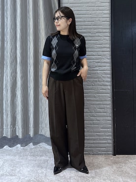 「POLO BCS（ポロ ビーシーエス）のアイテム」を使った、caoriさん（レディース・154cm）の秋コーディネート