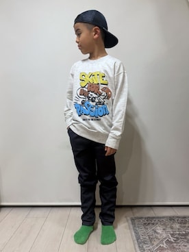 caoriさん（キッズ・127cm）の冬コーディネート