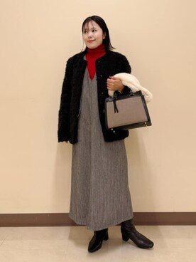 caoriさん(レディース・154cm)の冬コーディネート