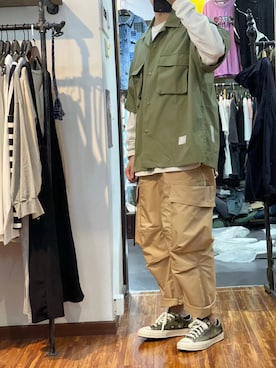 「VANS（バンズ）のアイテム（その他シューズ）」を使った、Azhiさん（メンズ・167cm）の夏コーディネート
