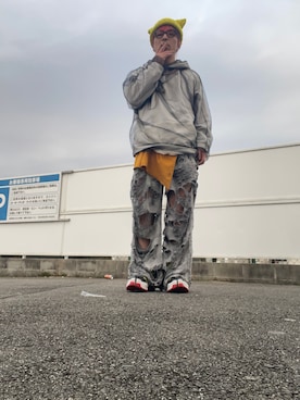 「CA4LA（カシラ）のアイテム」を使った、mottsuさん（メンズ・169cm）の冬コーディネート