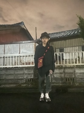 「アイテム（チノパンツ）」を使った、mottsuさん（メンズ・169cm）の秋コーディネート