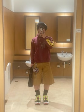 「SASQUATCHfabrix.（サスクワァッチファブリックス）のアイテム」を使った、mottsuさん（メンズ・169cm）の秋コーディネート