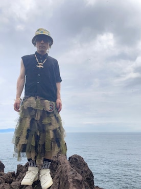コムデギャルソンオムプリュス スラックス COMME des GARCONS HOMME PLUSのパンツを使った人気ファッション