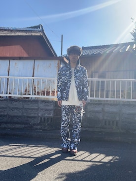 「アイテム（その他アウター）」を使った、mottsuさん（メンズ・169cm）の秋コーディネート