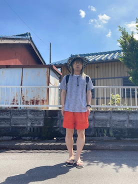 「アイテム（チョーカー）」を使った、mottsuさん（メンズ・169cm）の秋コーディネート