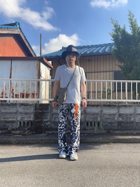 「アイテム（リング）」を使った、mottsuさん（メンズ・169cm）の秋コーディネート
