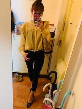 「リエディ(Re:EDIT)」｜夏希さん（レディース・153cm）の秋コーディネート