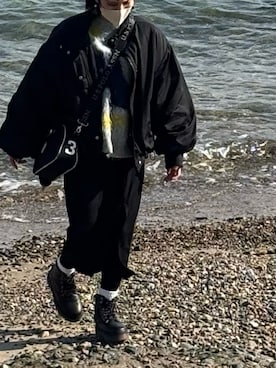 「RETRO GIRL（レトロガール）のアイテム」を使った、夏希さん（レディース・153cm）の春コーディネート