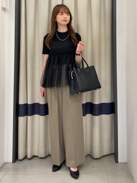 「アイテム（その他トップス）」を使った、groveさん（レディース・152cm）の夏コーディネート
