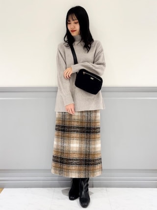 grove（グローブ）の「◇ふわふわシャギーが可愛い大人チェック