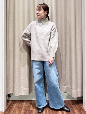 「LEE」｜「アイテム（ブーツ）」を使った、groveさん（レディース・160cm）の秋コーディネート