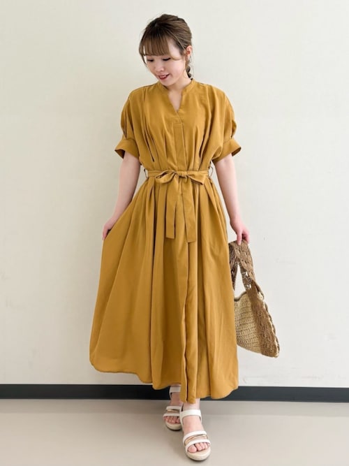 Million CaratsウェッジカラーシューズオレンジS