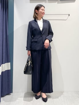 「新生活」｜「アイテム（パンツ）」を使った、groveさん（レディース・160cm）の冬コーディネート