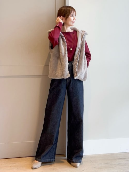 SOMETHING×grove別注】LISAWIDE DENIM PANTS（デニムパンツ