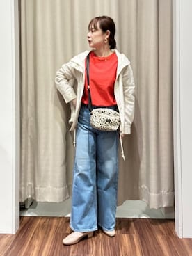 「LEE」｜「アイテム（ブルゾン）」を使った、groveさん（レディース・160cm）の秋コーディネート