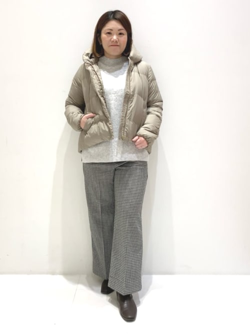 MACKINTOSHPHYLOSOPHY フーデッドショートダウン 黒 36