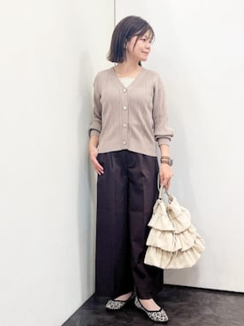 「イエベ」｜「アイテム（その他シューズ）」を使った、groveさん（レディース・154cm）の秋コーディネート