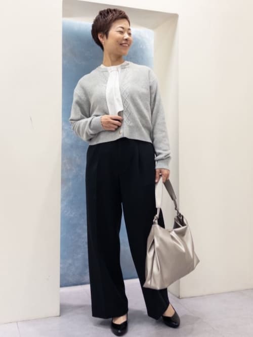 グレー トートバッグ ロープハンドル ロープハンドルワンショルダー（トートバッグ） | grove