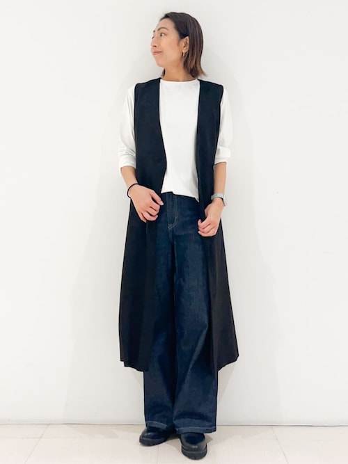 【新品未使用】grove Mサイズ スエードライクジレ2WAYワンピース grove｜スエードライクジレ2WAYワンピース | Rakuten Fashion