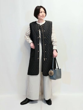 「grove（グローブ）のアイテム（その他アウター）」を使った、groveさん（レディース・168cm）の秋コーディネート