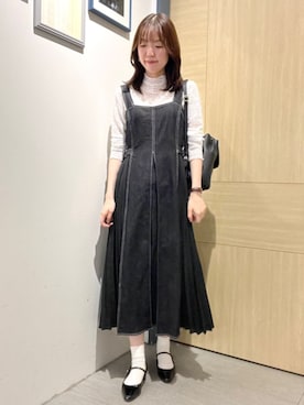 「レディース」｜「アイテム（ワンピース/ドレス）」を使った、groveさん（レディース・162cm）の秋コーディネート