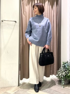 「LEE」｜「アイテム（ブーツ）」を使った、groveさん（レディース・156cm）の冬コーディネート