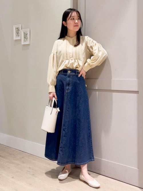 SOMETHING（R）】SPREAD SKIRT（デニムスカート）｜SOMETHING