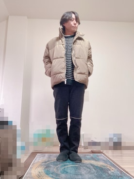 「BASQUE magenta（バスクマゼンタ）のアイテム」を使った、jununoさん（メンズ・173cm）の秋コーディネート