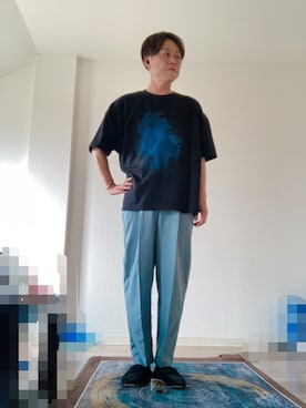 「G.O.C（ジーオーシー）のアイテム（Tシャツ/カットソー）」を使った、jununoさん（メンズ・173cm）の夏コーディネート
