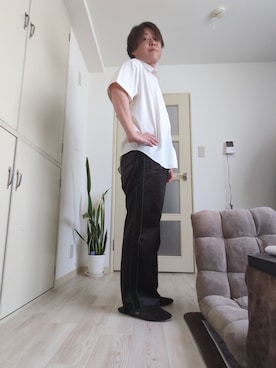 「RAGEBLUE（レイジブルー）のアイテム（パンツ）」を使った、jununoさん（メンズ・173cm）の夏コーディネート
